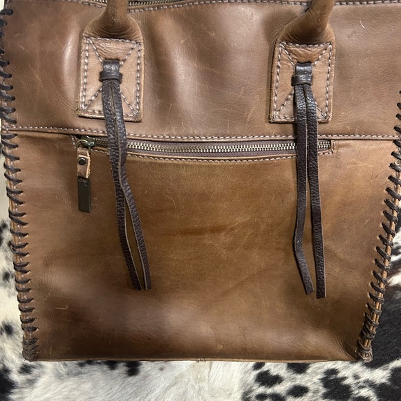 STS Ranchwear Rustic Brown Leather Chaps Tote Large - Picture 3 of 5